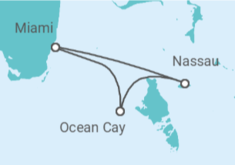 Itinerário do Cruzeiro Itália, França, Espanha TI - Costa Cruzeiros