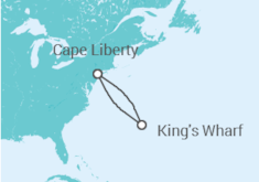 Itinerário do Cruzeiro Bermudas - Celebrity Cruises