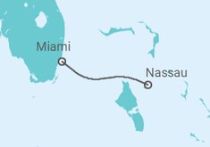 Itinerário do Cruzeiro Baamas - Carnival Cruise Line