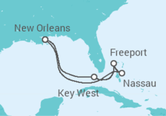 Itinerário do Cruzeiro EUA, Baamas - Carnival Cruise Line