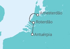 Itinerário do Cruzeiro Holanda - CroisiEurope