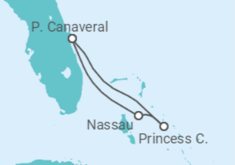Itinerário do Cruzeiro Baamas - Carnival Cruise Line