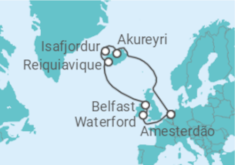 Itinerário do Cruzeiro Islândia, Irlanda - Celebrity Cruises