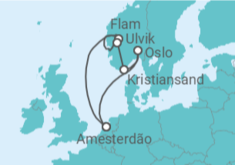 Itinerário do Cruzeiro Noruega - Holland America Line