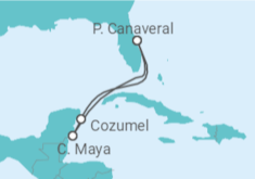 Itinerário do Cruzeiro México - Royal Caribbean