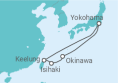 Itinerário do Cruzeiro Japão, Taiwan - Princess Cruises