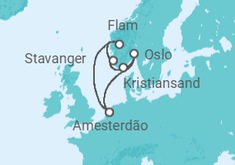 Itinerário do Cruzeiro Noruega - Holland America Line