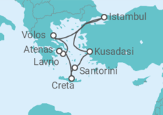 Itinerário do Cruzeiro Grécia, Turquia - Celestyal Cruises