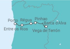 Itinerário do Cruzeiro Portugal - AmaWaterways