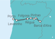 Itinerário do Cruzeiro Portugal - CroisiEurope