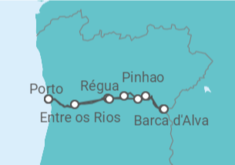 Itinerário do Cruzeiro Portugal - CroisiEurope