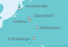 Itinerário do Cruzeiro França, Alemanha, Holanda - CroisiEurope