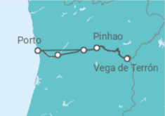 Itinerário do Cruzeiro Portugal - AmaWaterways