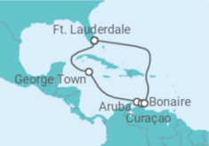 Itinerário do Cruzeiro Ilhas Caimão, Aruba, Curaçao - Celebrity Cruises