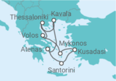 Itinerário do Cruzeiro Magia das Ilhas Gregas - Celebrity Cruises