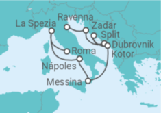 Itinerário do Cruzeiro Croácia, Montenegro, Itália - Celebrity Cruises