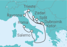 Itinerário do Cruzeiro Itália, Croácia, Montenegro - Celebrity Cruises