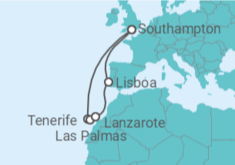 Itinerário do Cruzeiro Ilhas Canárias (Espanha) - Princess Cruises