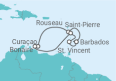 Itinerário do Cruzeiro Curaçao - Explora Journeys
