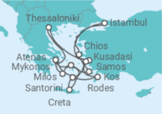 Itinerário do Cruzeiro  Chipre, Grécia, Turquia - Celestyal Cruises