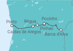 Itinerário do Cruzeiro Porto • Dourotal • Porto & Anschlussprogramm Lissabon - Nicko Cruises