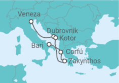 Itinerário do Cruzeiro Croácia, Montenegro, Grécia - MSC Cruzeiros