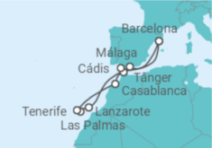 Itinerário do Cruzeiro Ilhas Canárias (Espanha) - Celebrity Cruises