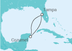 Itinerário do Cruzeiro México, Belize - Carnival Cruise Line