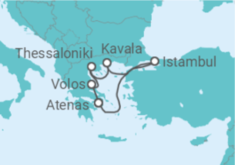 Itinerário do Cruzeiro Grécia, Turquia - Explora Journeys