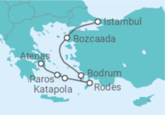Itinerário do Cruzeiro Turquia, Grécia - Explora Journeys