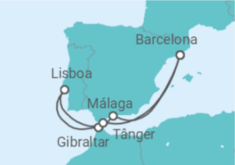 Itinerário do Cruzeiro Espanha, Portugal - Explora Journeys