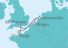 Itinerário do Cruzeiro França, Bélgica, Holanda - MSC Cruzeiros