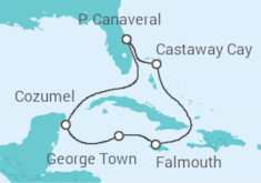 Itinerário do Cruzeiro EUA - Disney Cruise Line