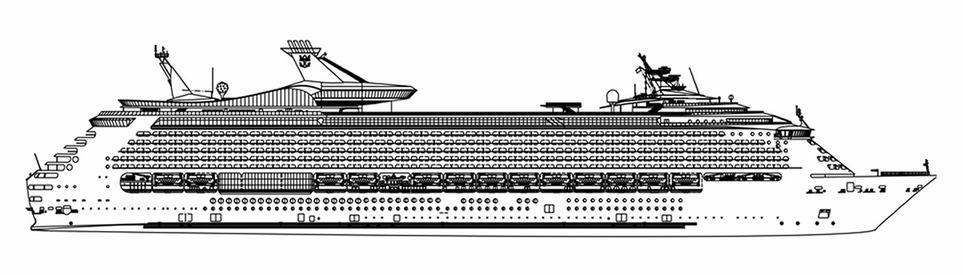 Perfil dos decks do Adventure of the Seas