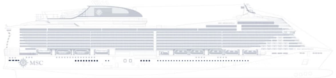 Perfil dos decks do MSC Meraviglia