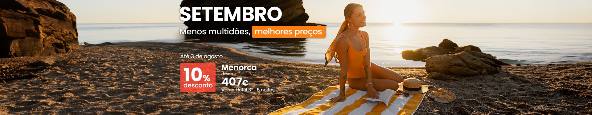 Voo + Hotel em Setembro