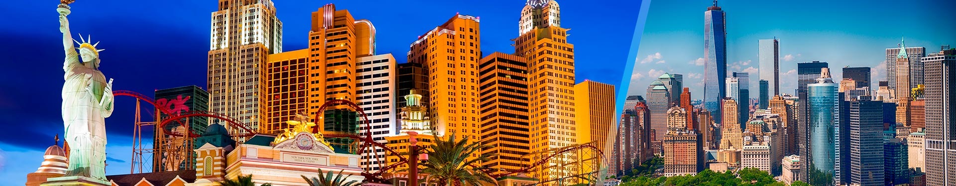 Nova Iorque e Las Vegas