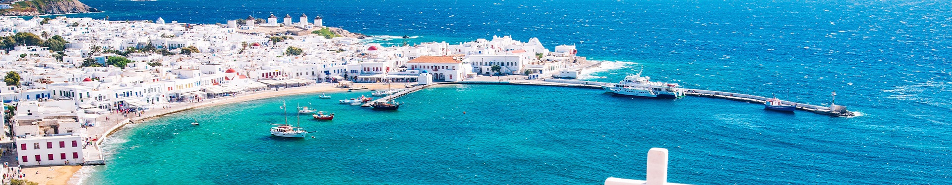 Atenas, Peloponeso e Míconos