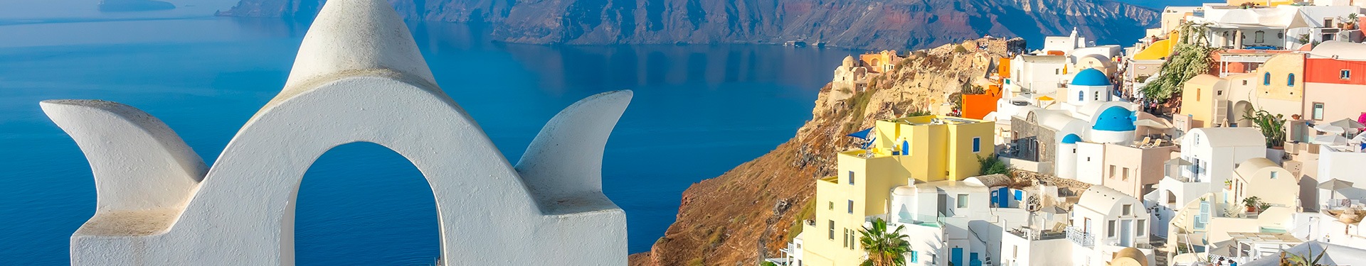 Creta, Atenas e Santorini de avião