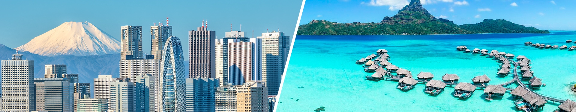 Tóquio e Bora Bora