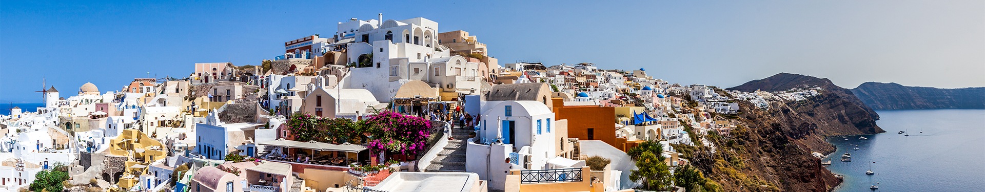 Atenas, Míconos e Santorini de avião e com carro alugado