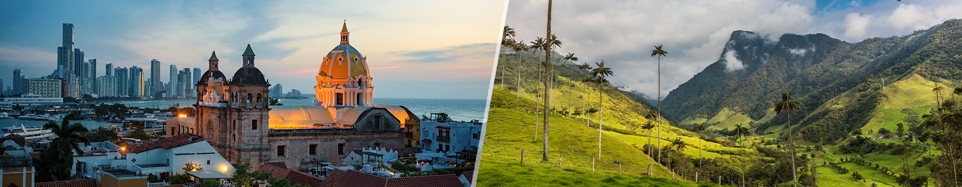Medellín, Pereira, Eixo Cafeeiro e Cartagena das Índias