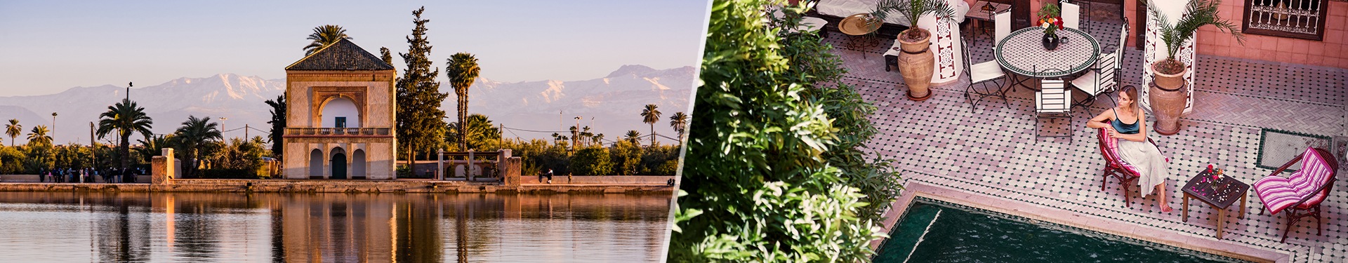 Marraquexe e Ouarzazate em Riads