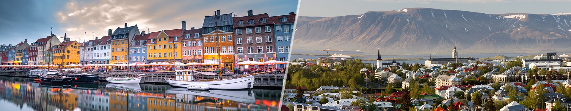 Copenhaga e Reykjavik