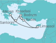 Itinerário do Cruzeiro Grécia, Turquia, Chipre - Royal Caribbean