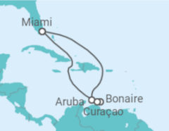 Itinerário do Cruzeiro Aruba, Curaçao - Carnival Cruise Line