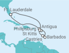 Itinerário do Cruzeiro Sint Maarten, Barbados, Antígua E Barbuda - Celebrity Cruises