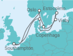 Itinerário do Cruzeiro Suécia, Dinamarca, Noruega - Celebrity Cruises