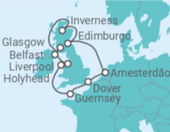 Itinerário do Cruzeiro Reino Unido, Guernsey - Royal Caribbean