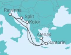 Itinerário do Cruzeiro Explorar as Ilhas Gregas II - Royal Caribbean
